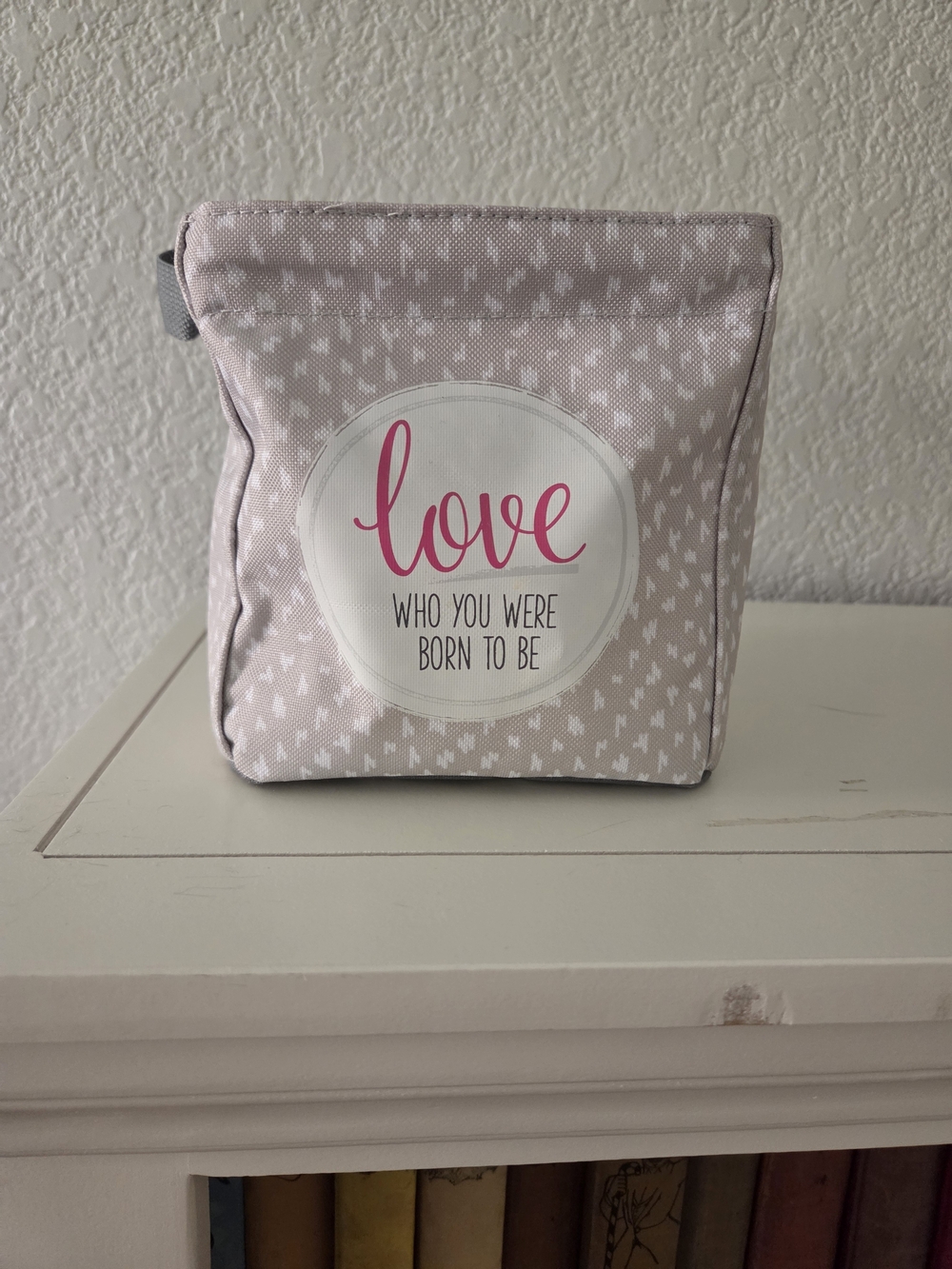 thirty-one Rare 'Love Who You Were Born To Be' Little Carryall